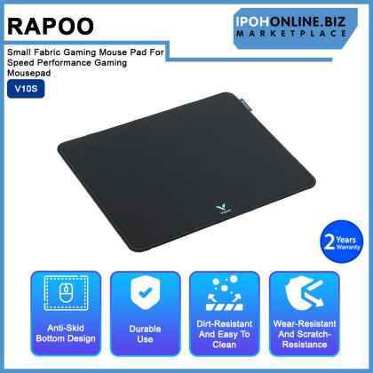 Rapoo V10S Small Fabric Gaming Mouse Pad For Speed Performance Gaming Mousepad