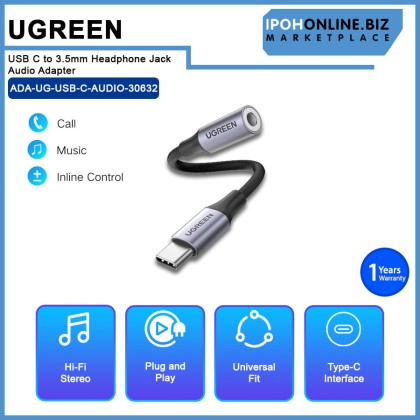 UGREEN USB C to 3.5mm Headphone Jack Audio Adapter UGREEN USB C to 3.5mm Headphone Jack Audio Adapter