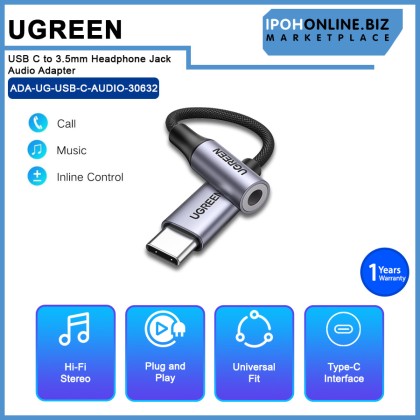 UGREEN USB C to 3.5mm Headphone Jack Audio Adapter UGREEN USB C to 3.5mm Headphone Jack Audio Adapter