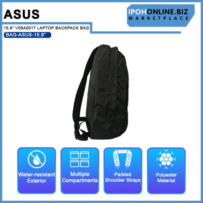 ASUS 15.6" V09A0017 LAPTOP BACKPACK BAG ASUS 15.6" V09A0017 LAPTOP BACKPACK BAG