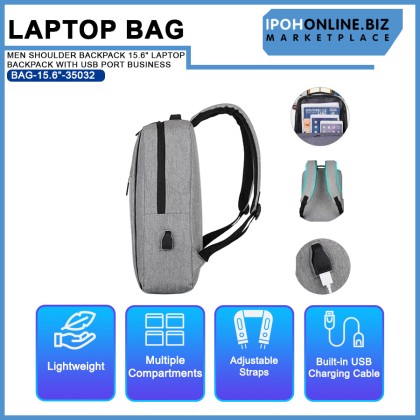 MEN SHOULDER BACKPACK 15.6" LAPTOP BACKPACK WITH USB PORT BUSINESS MEN SHOULDER BACKPACK 15.6" LAPTOP BACKPACK WITH USB PORT BUSINESS