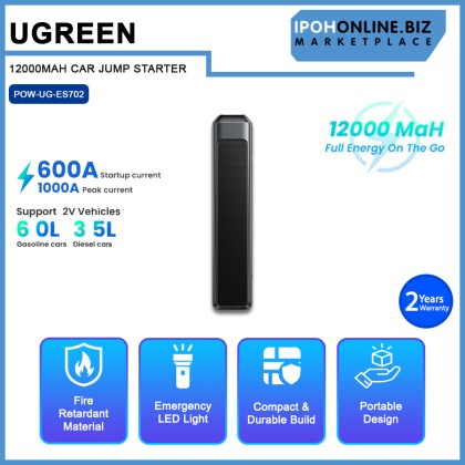 UGREEN 12000MAH CAR JUMP STARTER UGREEN 12000MAH CAR JUMP STARTER
