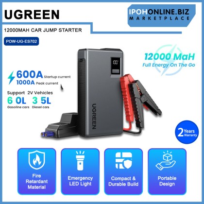 UGREEN 12000MAH CAR JUMP STARTER UGREEN 12000MAH CAR JUMP STARTER