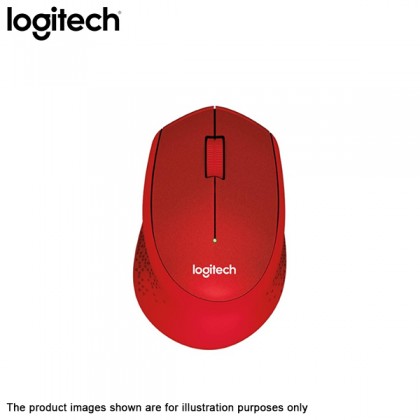 Logitech M331 Silent Plus Wireless Mouse - Red Logitech M331 Silent Plus Wireless Mouse - Red