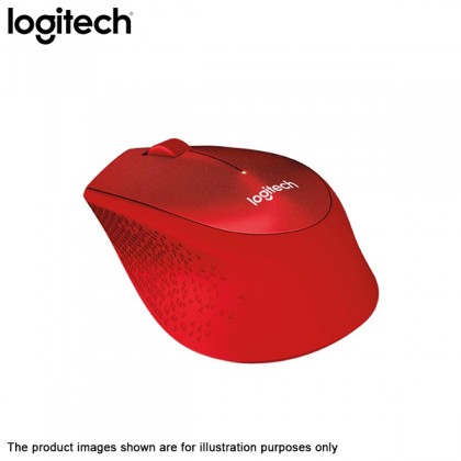 Logitech M331 Silent Plus Wireless Mouse - Red Logitech M331 Silent Plus Wireless Mouse - Red
