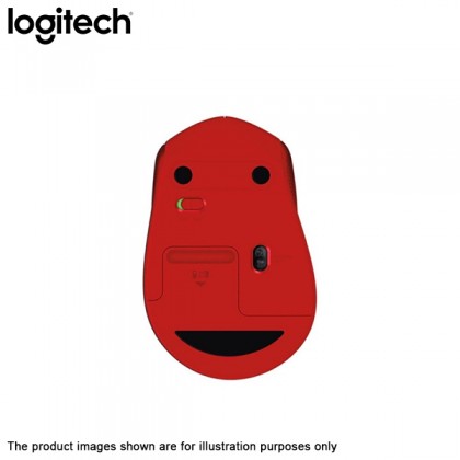Logitech M331 Silent Plus Wireless Mouse - Red Logitech M331 Silent Plus Wireless Mouse - Red