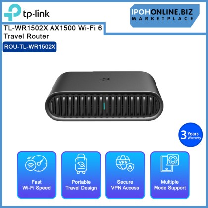 TP-LINK TL-WR1502X AX1500 Wi-Fi 6 Travel Router TP-LINK TL-WR1502X AX1500 Wi-Fi 6 Travel Router