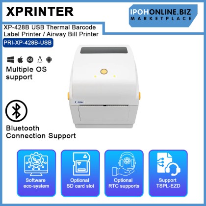 Xprinter XP-428B USB Thermal Barcode Label Printer / Airway Bill Printer Xprinter XP-428B USB Thermal Barcode Label Printer / Airway Bill Printer