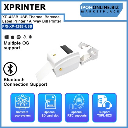 Xprinter XP-428B USB Thermal Barcode Label Printer / Airway Bill Printer Xprinter XP-428B USB Thermal Barcode Label Printer / Airway Bill Printer