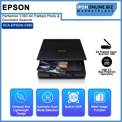 Epson Perfection V39II A4 Flatbed Photo & Document Scanner Epson Perfection V39II A4 Flatbed Photo & Document Scanner