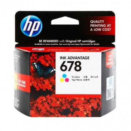 Original HP Cartridge 678 Black CZ107AA + 678 Tri-Colour CZ108AA Set Original HP Cartridge 678 Black CZ107AA + 678 Tri-Colour CZ108AA Set