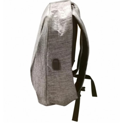 Premium Laptop Anti-thief Backpack With External Charging USB Port - Grey + AVF Cobbiestone Portable Power Bank with 10400 mAH - Yellow PowerBank Premium Laptop Anti-thief Backpack With External Charging USB Port - Grey + AVF Cobbiestone Portable Power Bank with 10400 mAH - Yellow PowerBank