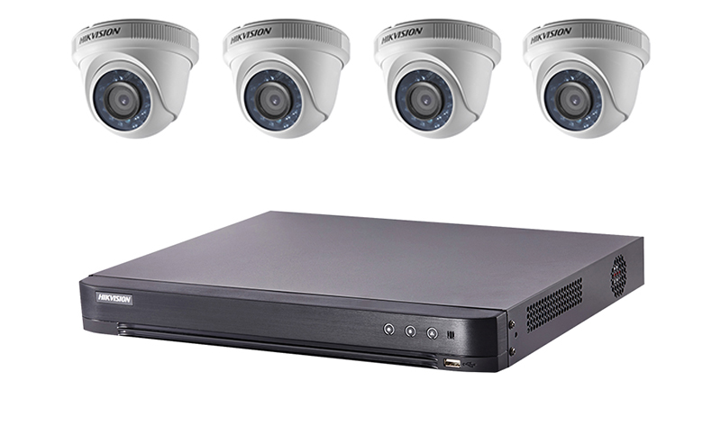 Hikvision Turbo HD 4 Channel CCTV DVR DS-7204HQHI-K1 + Hikvision 2MP ...